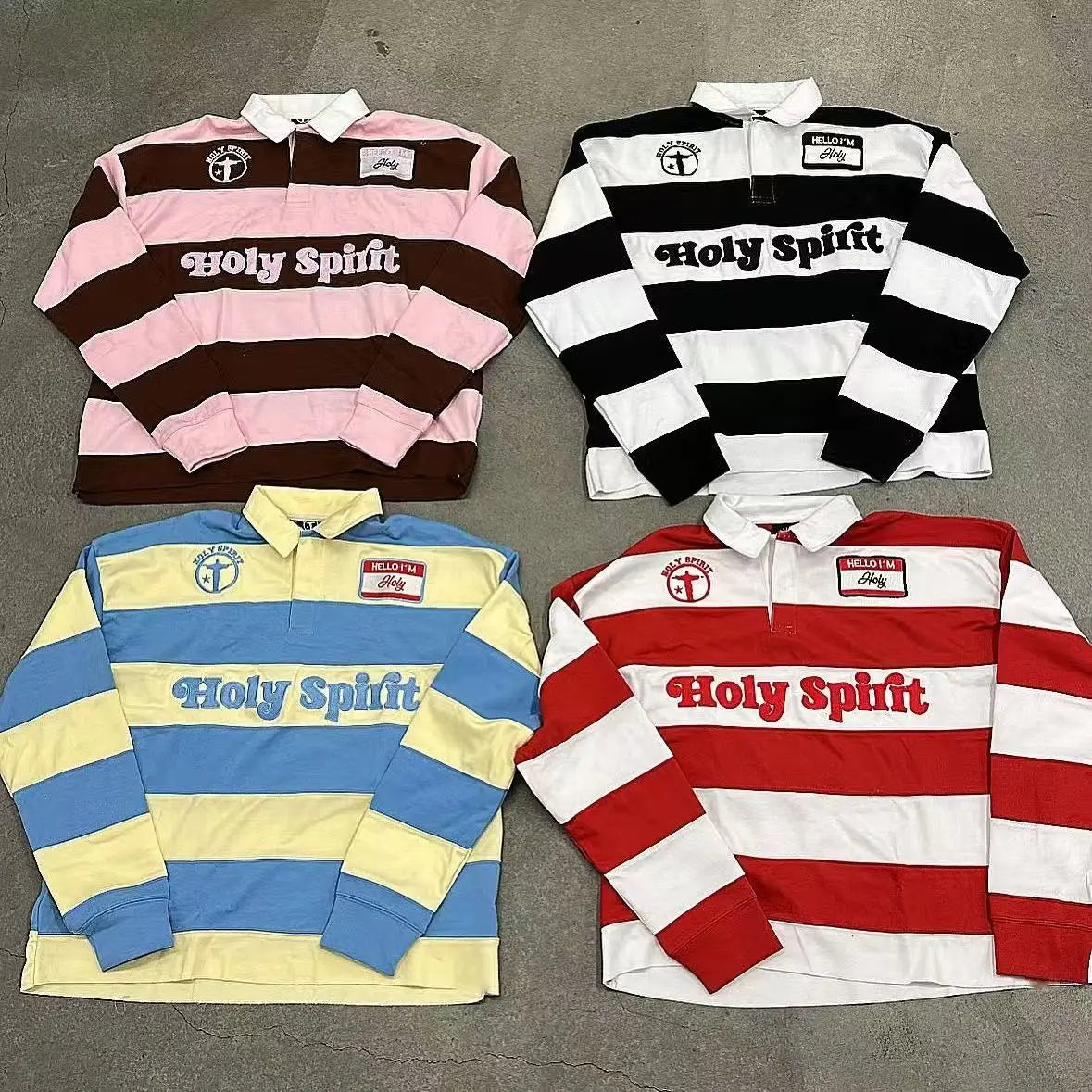 Striped Retro Polo